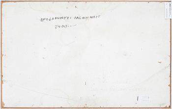 KARL AXEL PEHRSON. Akryl på duk uppfäst på pannå. Sign K.A. Pehrson o dat 1960.