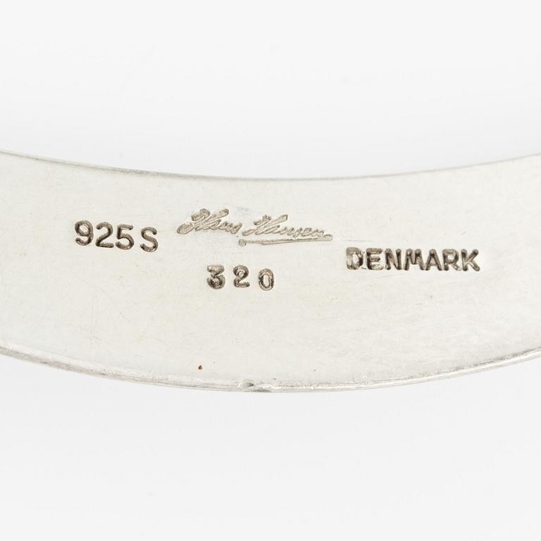 Hans Hansen collier, sterlingsilver, modell 320.