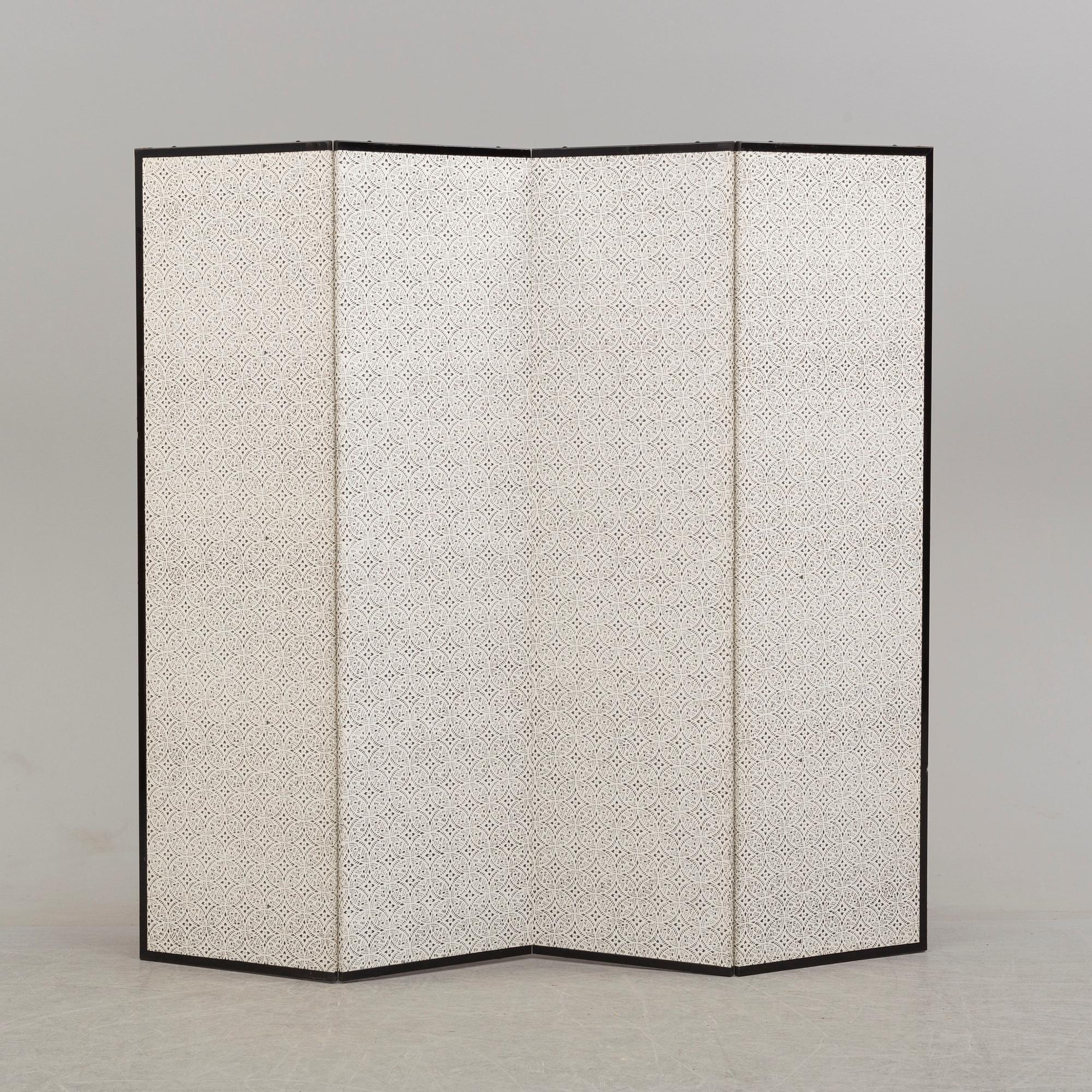 A 21st century Japanese folding screen.