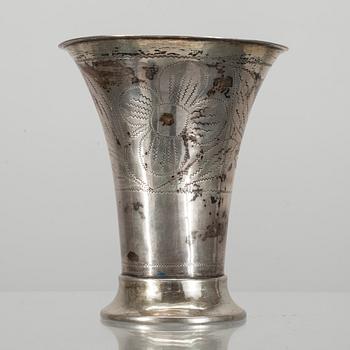 BÄGARE, silver, M.G.Roos, Åbo 1821.