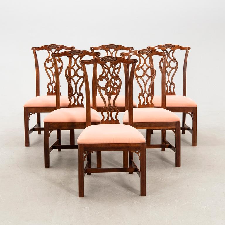 Dining set, 9 pieces, Thomasville USA, late 20th century.