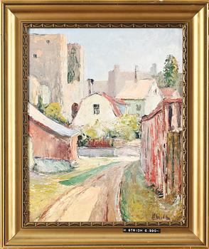 HANS STRIDH, olja på duk, sign.