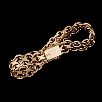 ARMBAND, 18k guld. Vikt ca38g.