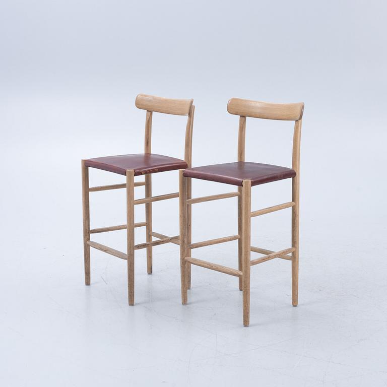 Jasper Morrison, bar stools, 5 pcs, "Lightwood", Maruni Collection, Japan.