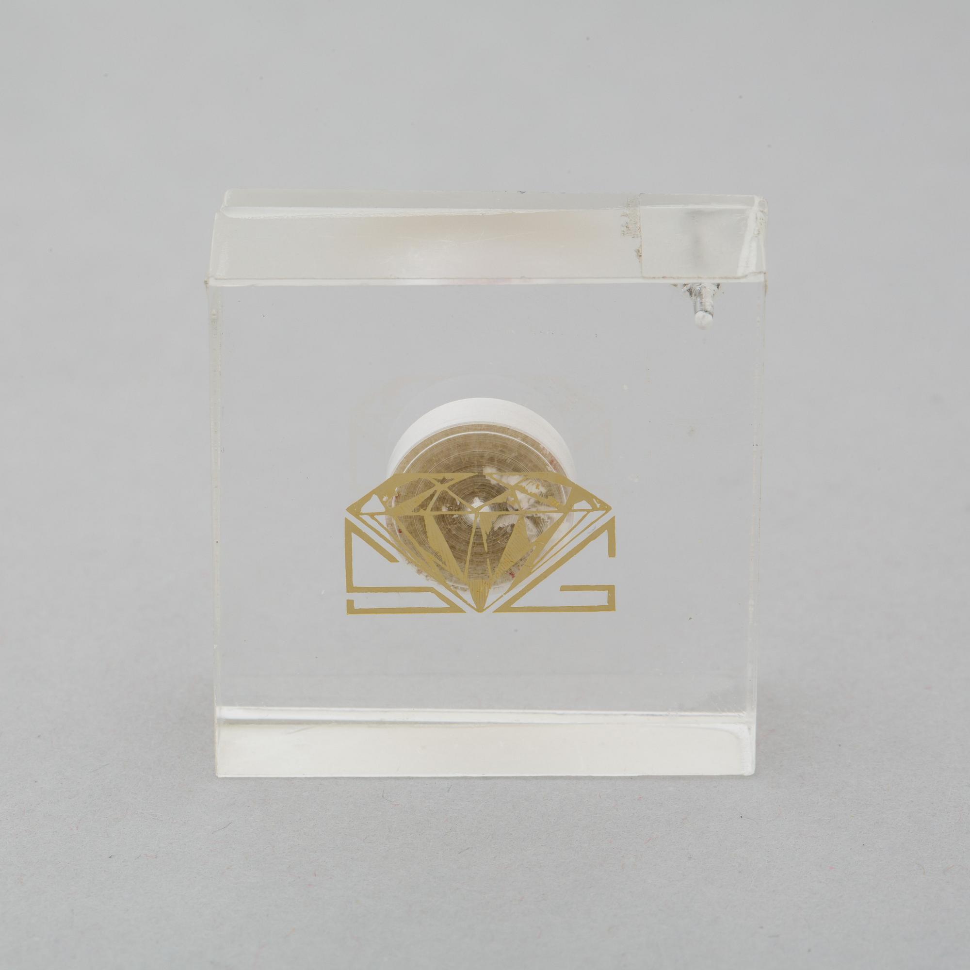 DIAMANT, oinfattad, smaragdslipad diamant ca 0,30 ct.