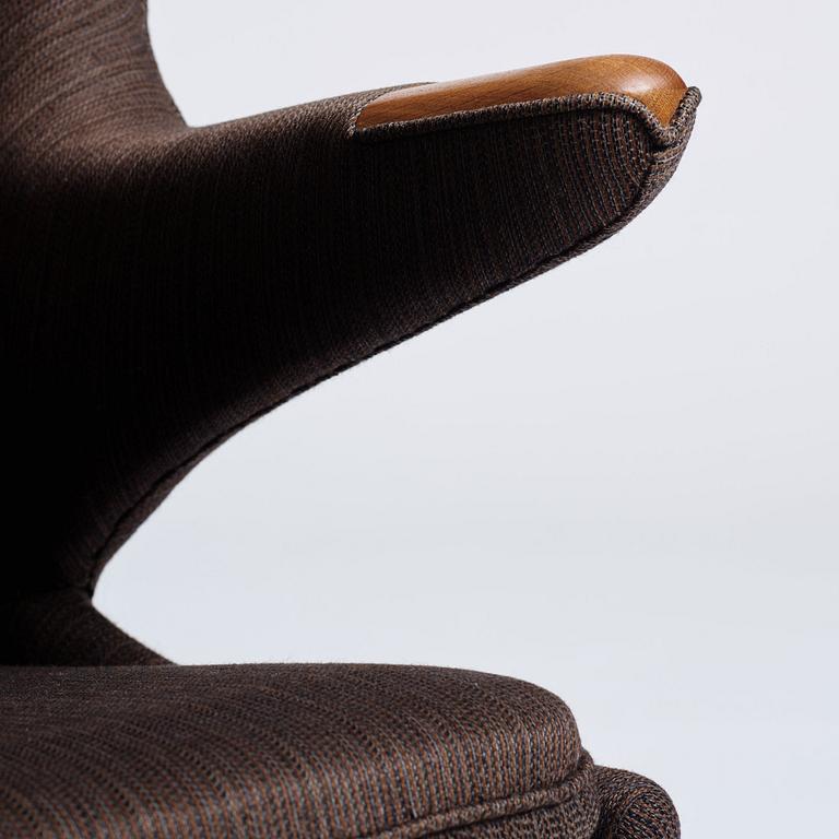 Hans J. Wegner, a 'Papa bear' easy chair, AP-stolen, Denmark, 1950s-1960s. Designed in 1952.