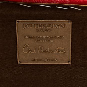Carl Malmsten, fåtölj, "Jättepaddan", O.H. Sjögren, Tranås.