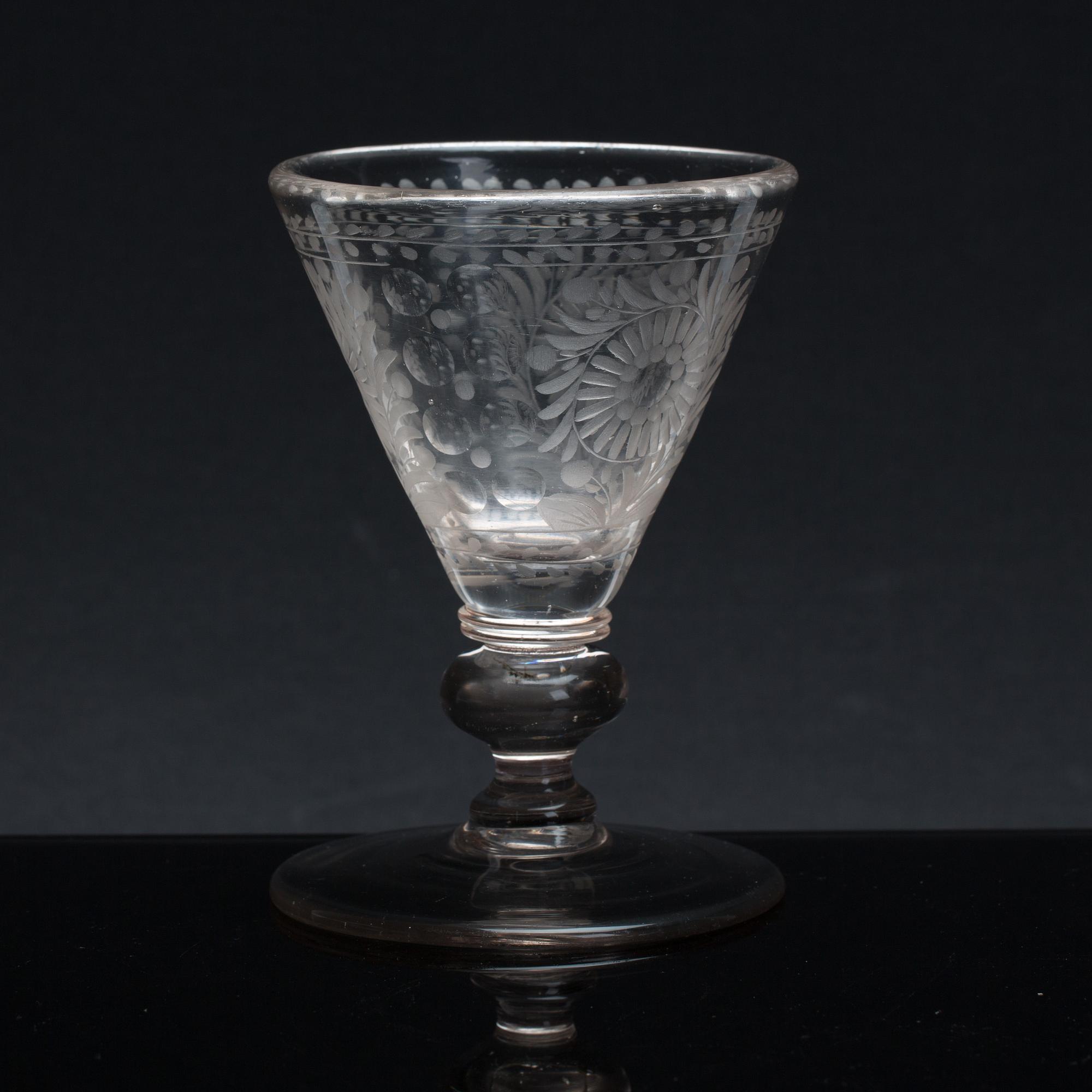 GLAS, barock, Böhmen, 1700-tal.