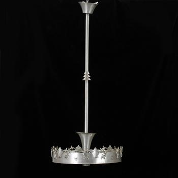 TAKLAMPA, tenn. Troligen Svenskt Tenn, 1920/30-tal.