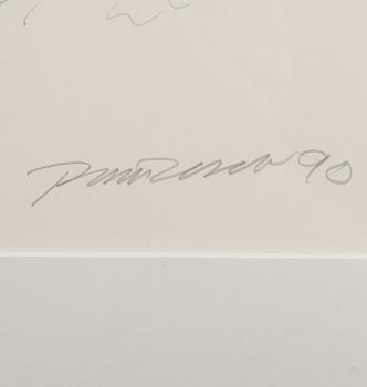 RAIMO KANERVA, serigrafi, signerad och daterad -90, numrerad 6/100.