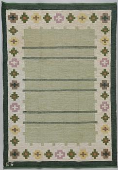 MATTA, rölakan, monogramsignerad ES, omkring 1900-talets mitt, 235x170 cm.