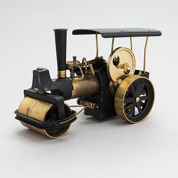 Steam engine, latter half of the 20th century, marked Western Germany.