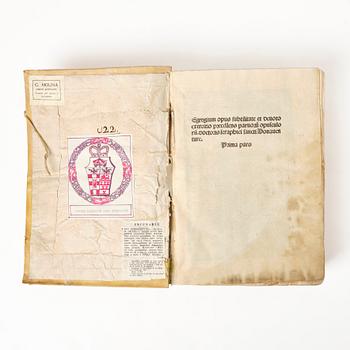 Incunable, 1495.