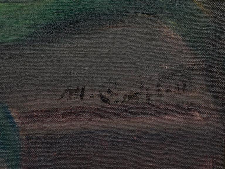 MIKKO CARLSTEDT, olja på duk, signerad.