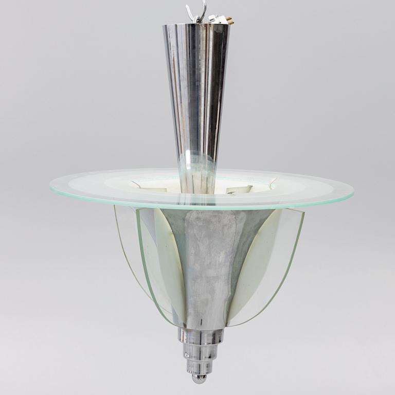 Henri Petitot, attributed to, ceiling lamp, France, Art Deco, 1930s.