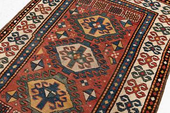 An antique Kazak rug, south Caucasus, c. 163 x 112 cm.