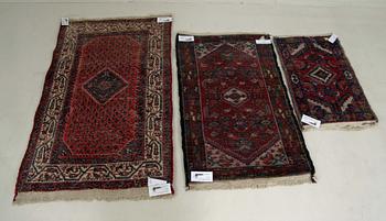 GALLERIMATTOR, 3 st, orientaliska. 110 x 64,  76 x 47 och 134 x 77.