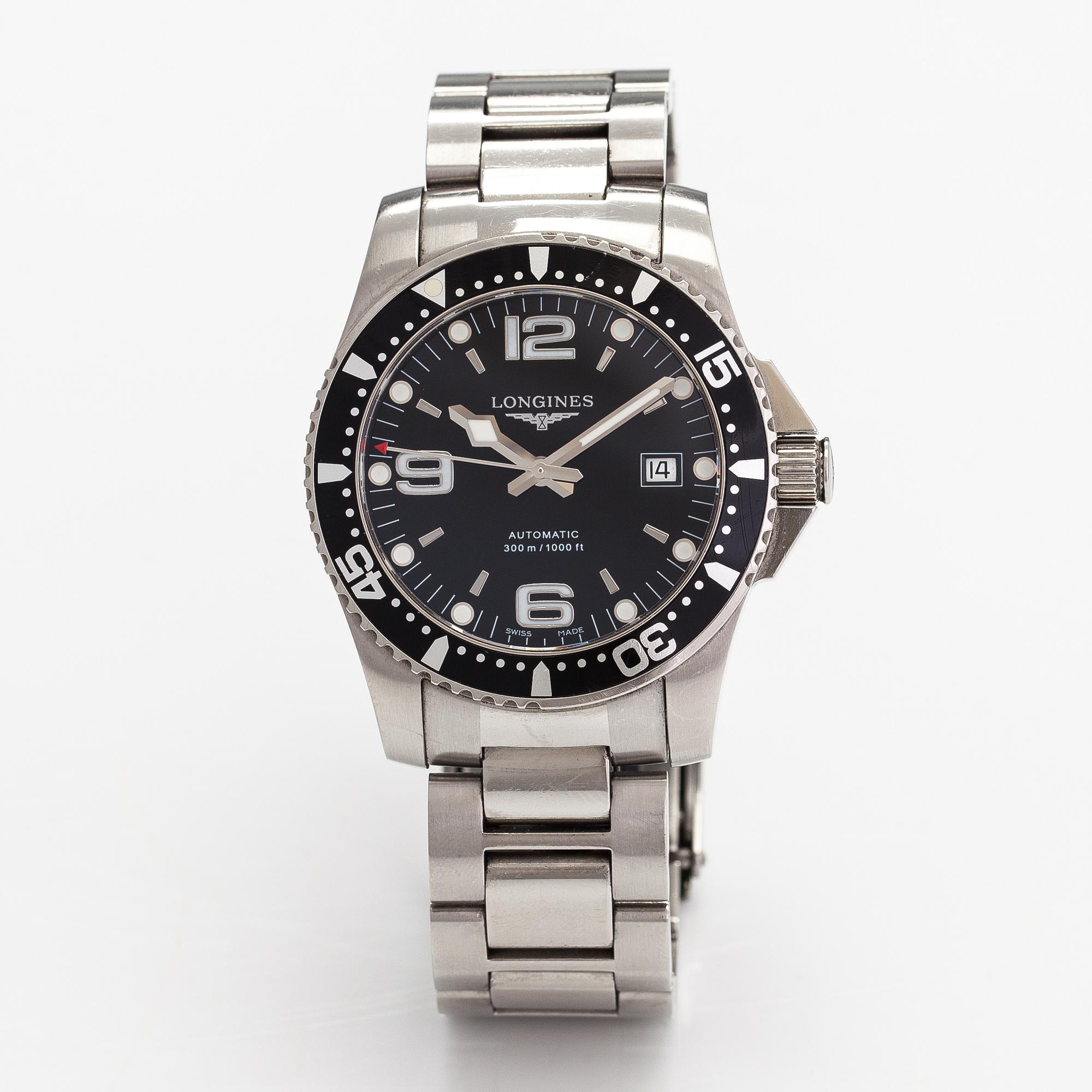 Longines. Hydro conquest, 300m, wristwatch, 41 mm.