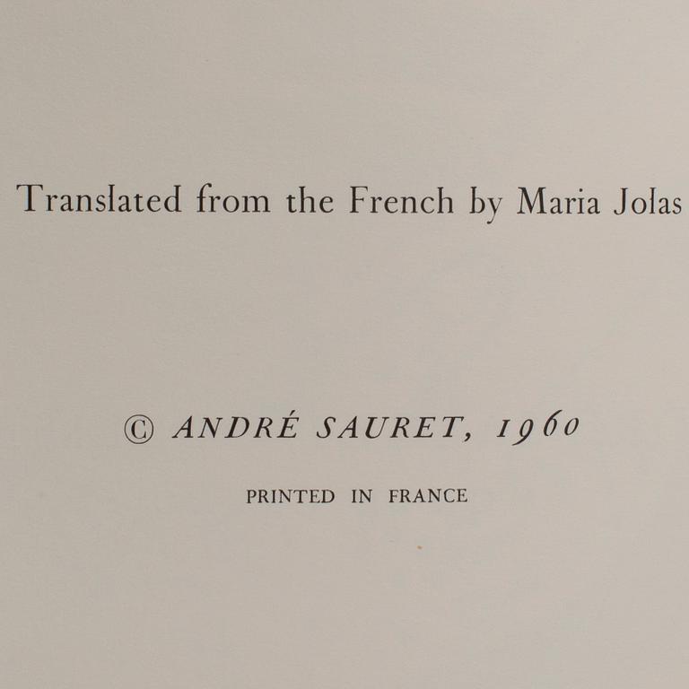 A book 'The Litographs of Chagall', André Sauret, Monte Carlo, 1960.