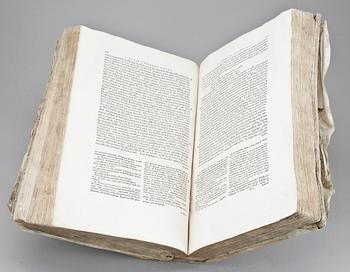 BOK, "L Annaei Senecae Philosophi Opera", Antwerpen troligen 1652.