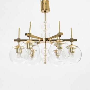 Kamenický Senov chandelier, a celing light, Czech Republic, second half of the 20th Century.