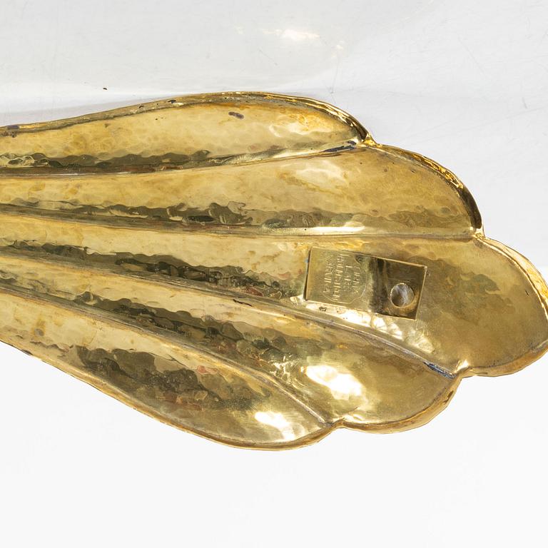 Lars Holmström, a pair of wall sconces, Arvika, mid-20th century.