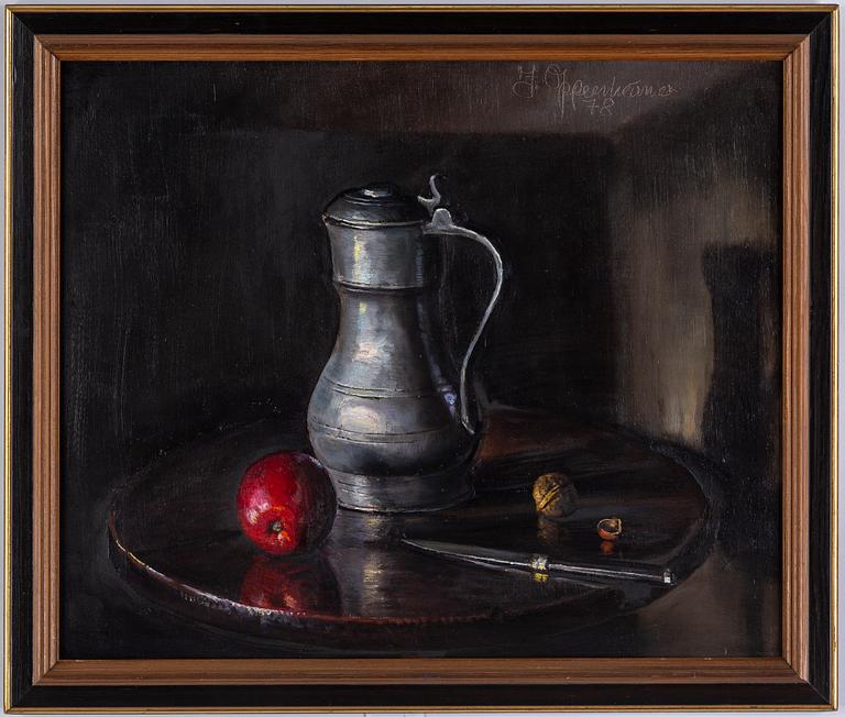 JOHNNY OPPENHEIMER, olja på duk, signerad och daterad -78.