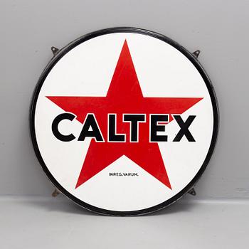 EMALJSKYLT, "Caltex", 1900-talets mitt.