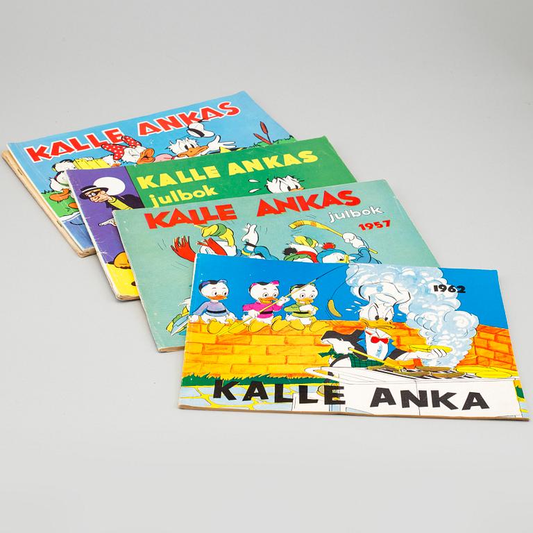 SERIETIDNINGAR, Kalle Anka, fulla årgångar 1955-1960.
