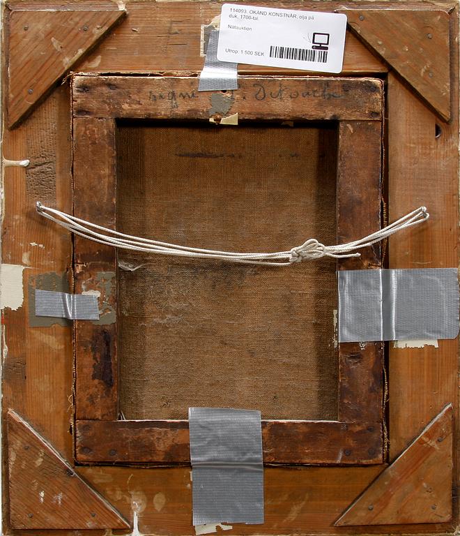 OKÄND KONSTNÄR, olja på duk, 1700-tal.