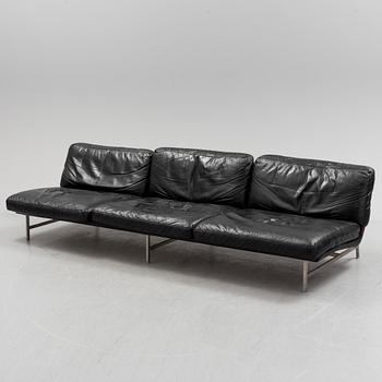 a "PL 103" leather sofa by Piero Lissoni for Fritz Hansen.