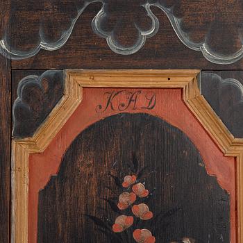 A painted cabinet, Järvsö, first half of the 19th Century.