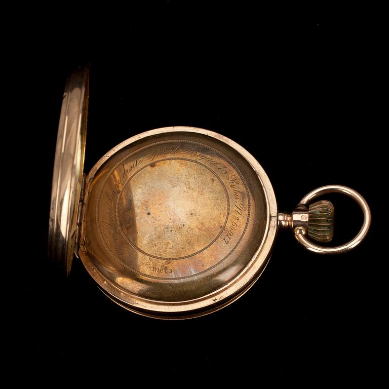 FICKUR, 14k, guld, 1800-talets slut.