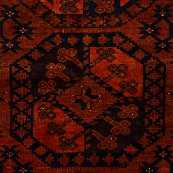 A CARPET, semi-antique Ersari, ca 278 x 195 cm.