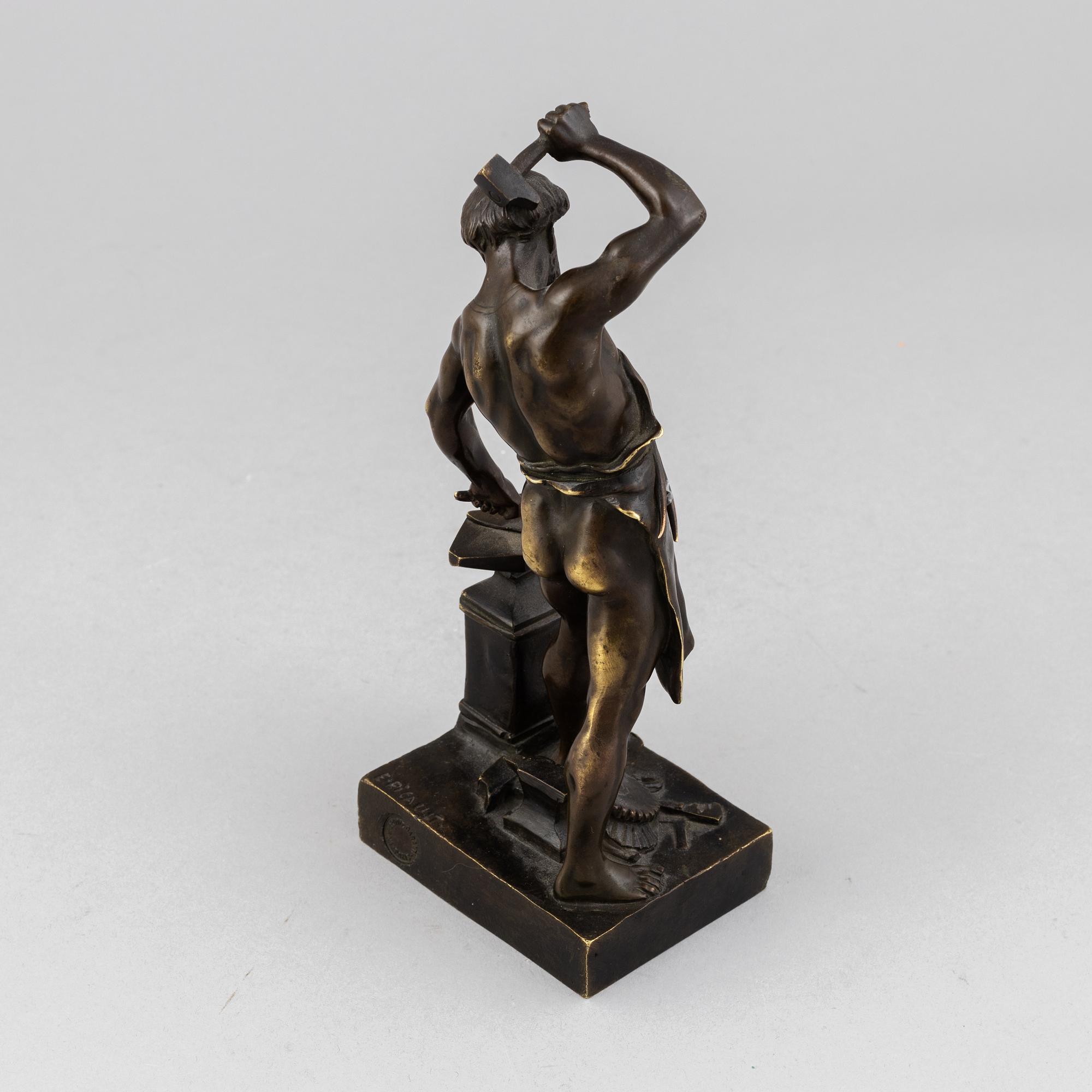 Émile Louis Picault, sculpture. Signed. Foundry mark. Bronze, height 23 cm.
