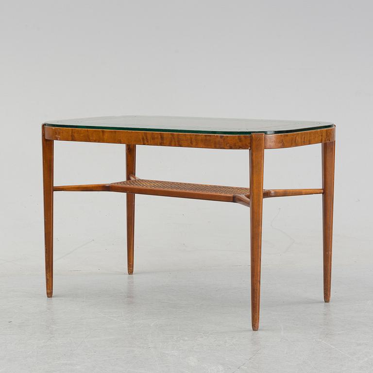 A Swedish Modern, birch sofa table. Bodafors Möbelfabrik 1930-40s.