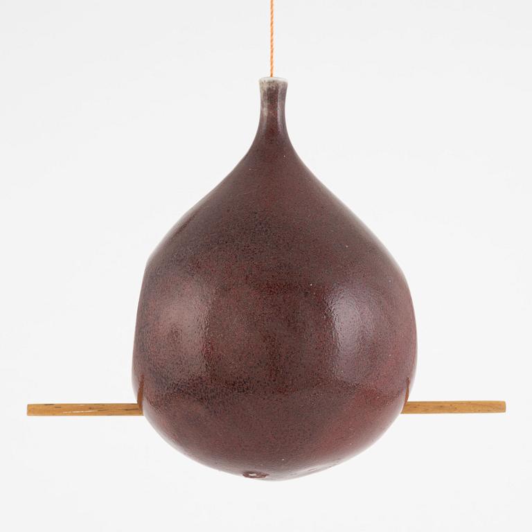 Stig Lindberg, fågelholk, stengods, Gustavsbergs Studio, 1960-70-tal.