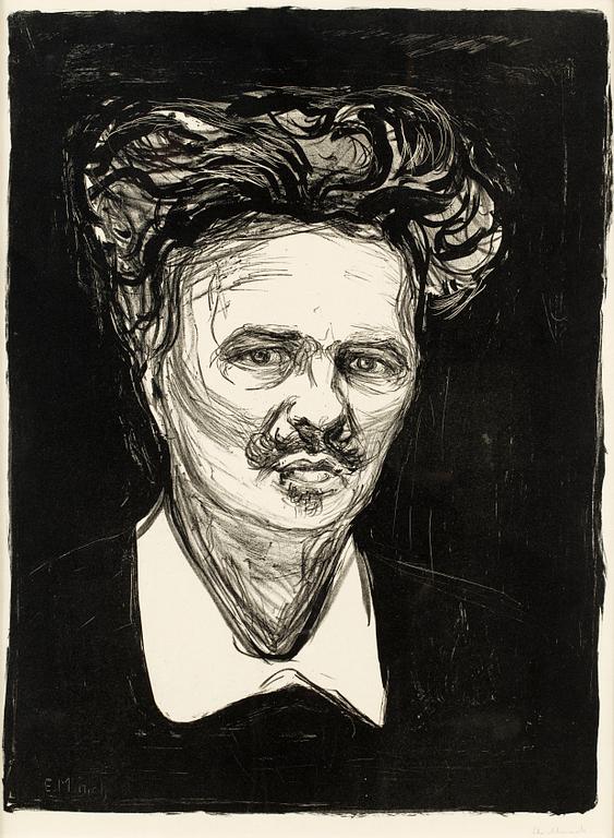 Edvard Munch, "August Strindberg".