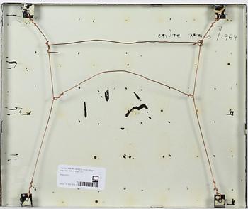 ENDRE NEMES, emaljmålning, sign. Dat 1964 á tergo.