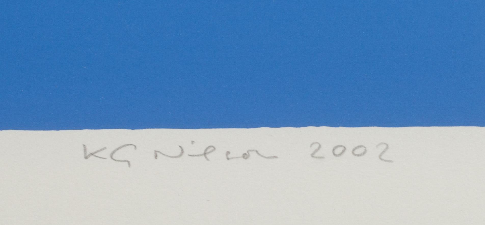 KG NILSON, färglitografi, signerad och daterad 2002, märkt HC.