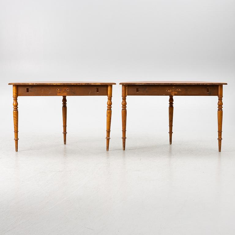Dining table, late 19th century.