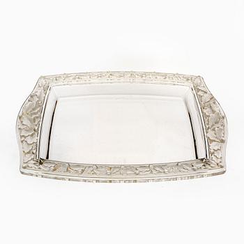 René Lalique, bricka/fat  1940-tal gjutet glas.