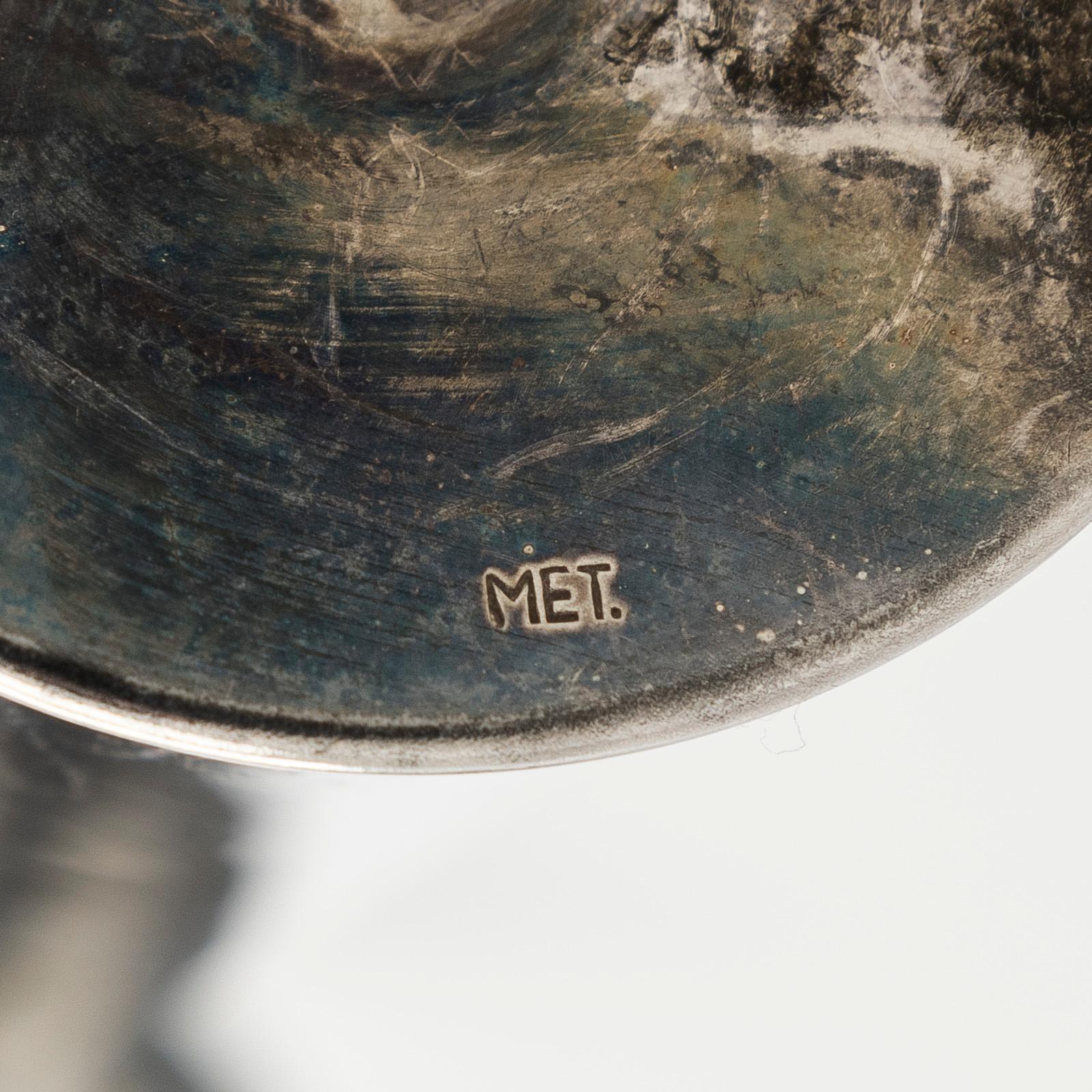 Tapio Wirkkala, kynttilänjalka, hopeaa, TW 189, Kultakeskus 1962.