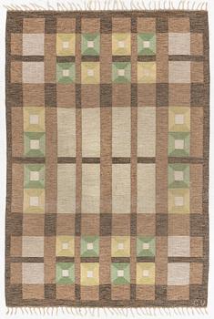 Matta, rölakan, signerad, ca. 243 x 165 cm.