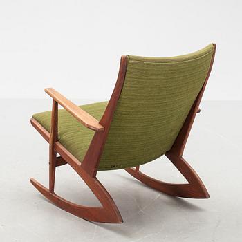 GUNGSTOL, teak, Søren Georg Jensen, Danmark. 1950-tal.