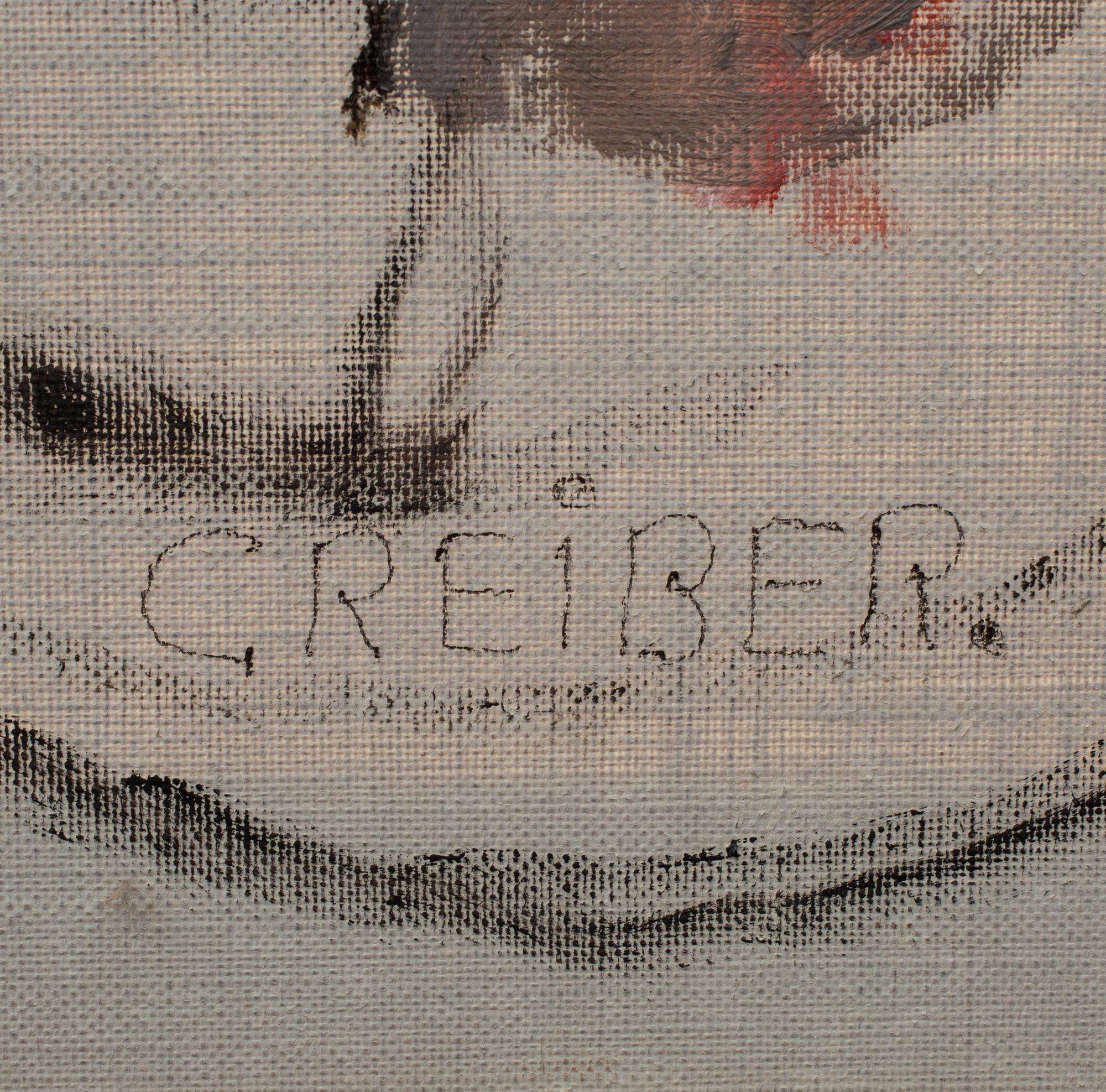 GUNNAR GREIBER, oljemålning på duk, signerad.