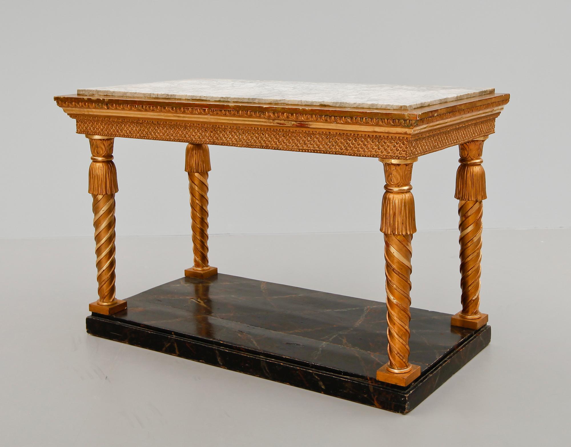 KONSOLBORD, empire, 1800-talets första hälft.