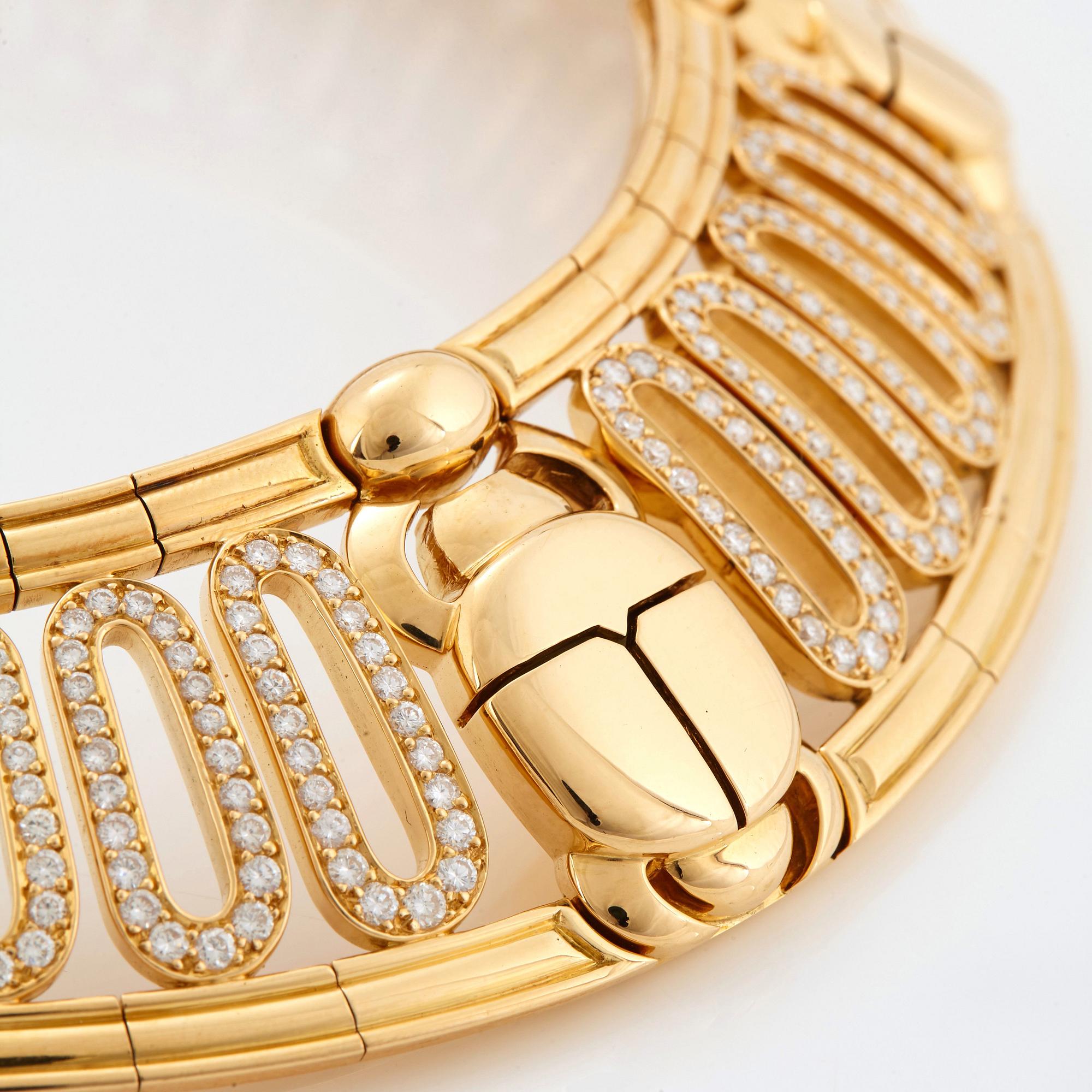 Cartier "Scarab" a necklace.