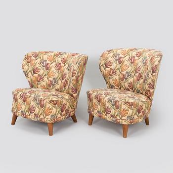 Fåtöljer, ett par, 1900-talets mitt.