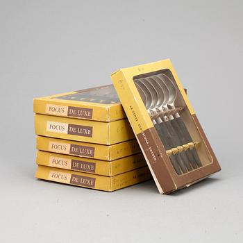 BESTICK, 36 delar, "Focus de lux", Folke Arström, Gense, 1900-talets mitt.